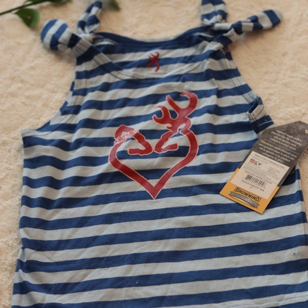 Browning girls tank top